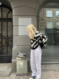 Aino hør bukser hvid