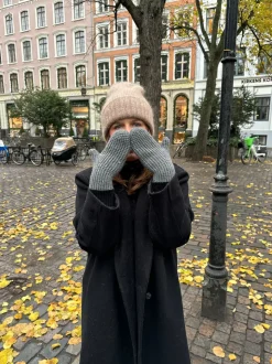 Alfina luffer - Mørk grå