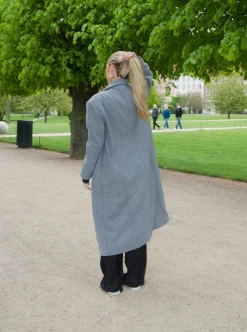 Alva oversized frakke - Grå