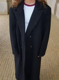 Alva oversized frakke - Sort