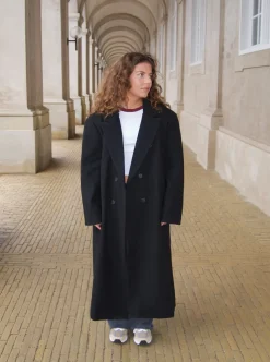Alva oversized frakke - Sort