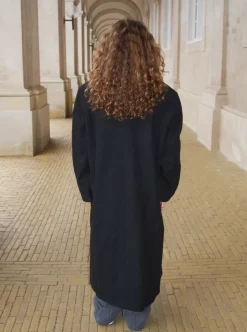 Alva oversized frakke - Sort