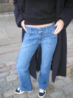 Amani bootcut jeans - Blå denim
