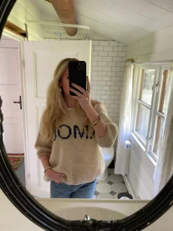 Amour striktrøje - Beige