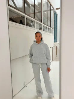 Anelise hoodie - Grå melange