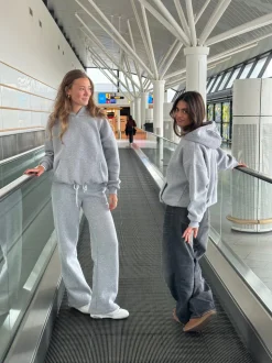 Anelise hoodie - Grå melange