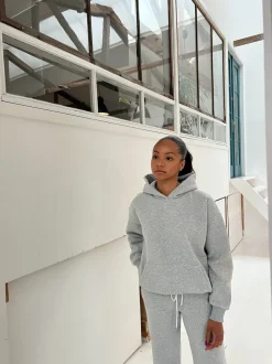 Anelise hoodie - Grå melange