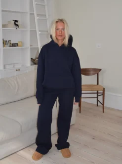 Anelise hoodie - Navy