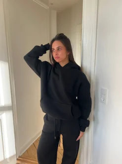Anelise hoodie - Sort