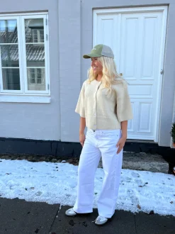 Anemon oversized jeans - Hvid