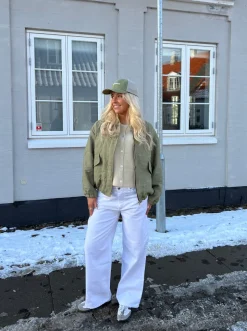 Anemon oversized jeans - Hvid