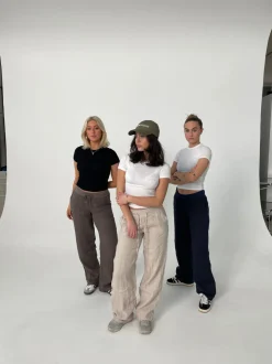 Angel hør bukser - navy