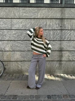 Anna Olympia striktrøje - Kaki