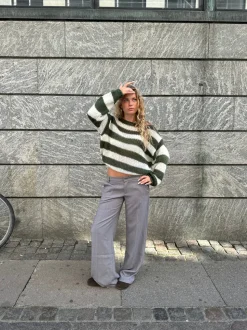 Anna Olympia striktrøje - Kaki