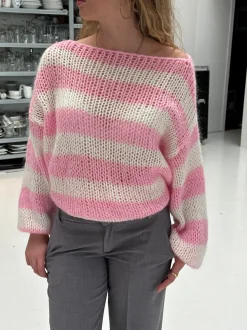 Anna Olympia striktrøje - Lyserød