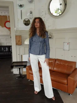 Annie denimblazer - Blå