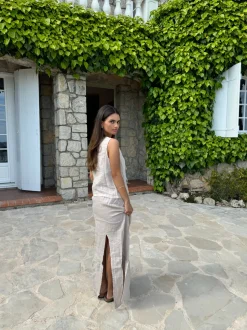 Anouska hørtop - Beige