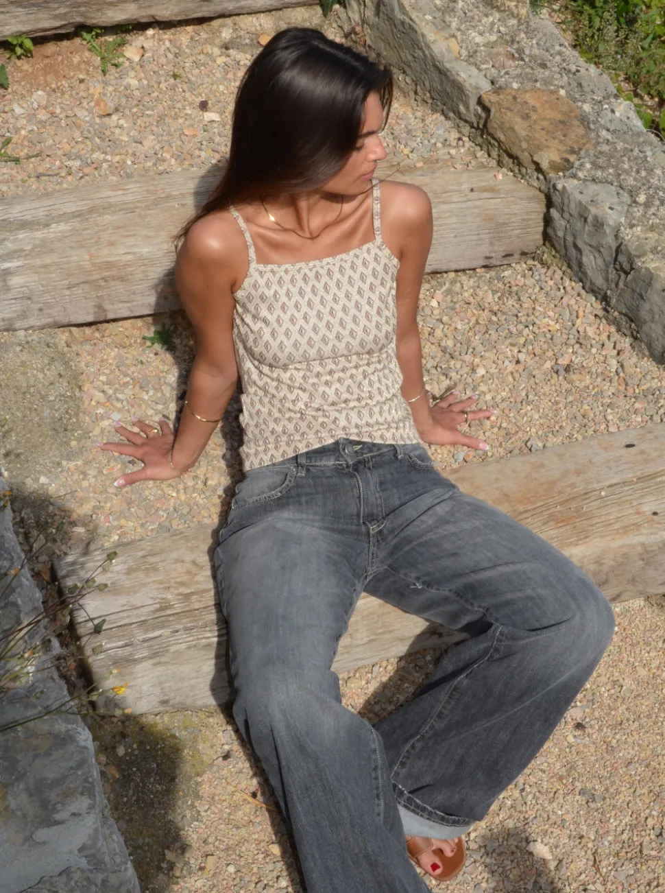 Antoinette top - Beige
