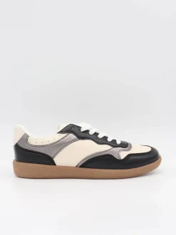 Apia sneakers - Hvid/sølv og sort