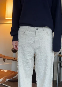 Ariana bukser med mønster - Off white