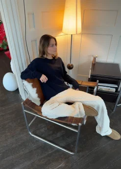 Ariana bukser med mønster - Off white
