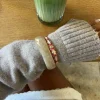 Arna armbånd med mønster - Lyserød/guld