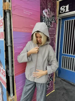 Ashley windbreaker jakke - Beige