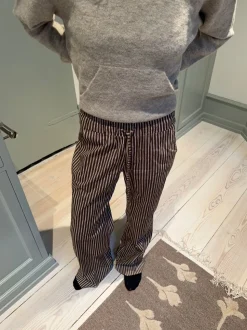 Asta bukser med striber - Brun