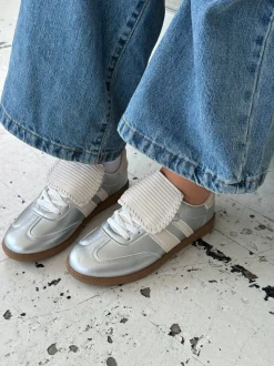 Astana sneakers med kappe - Sølv