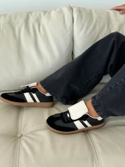 Astana sneakers med kappe - Sort