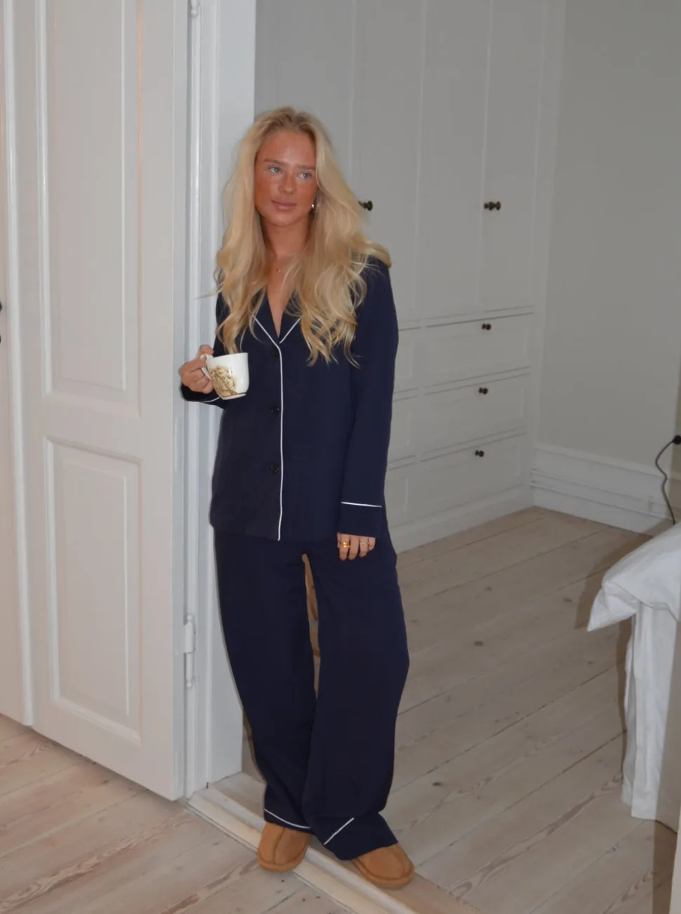 Aurelia pyjamasskjorte - Navy