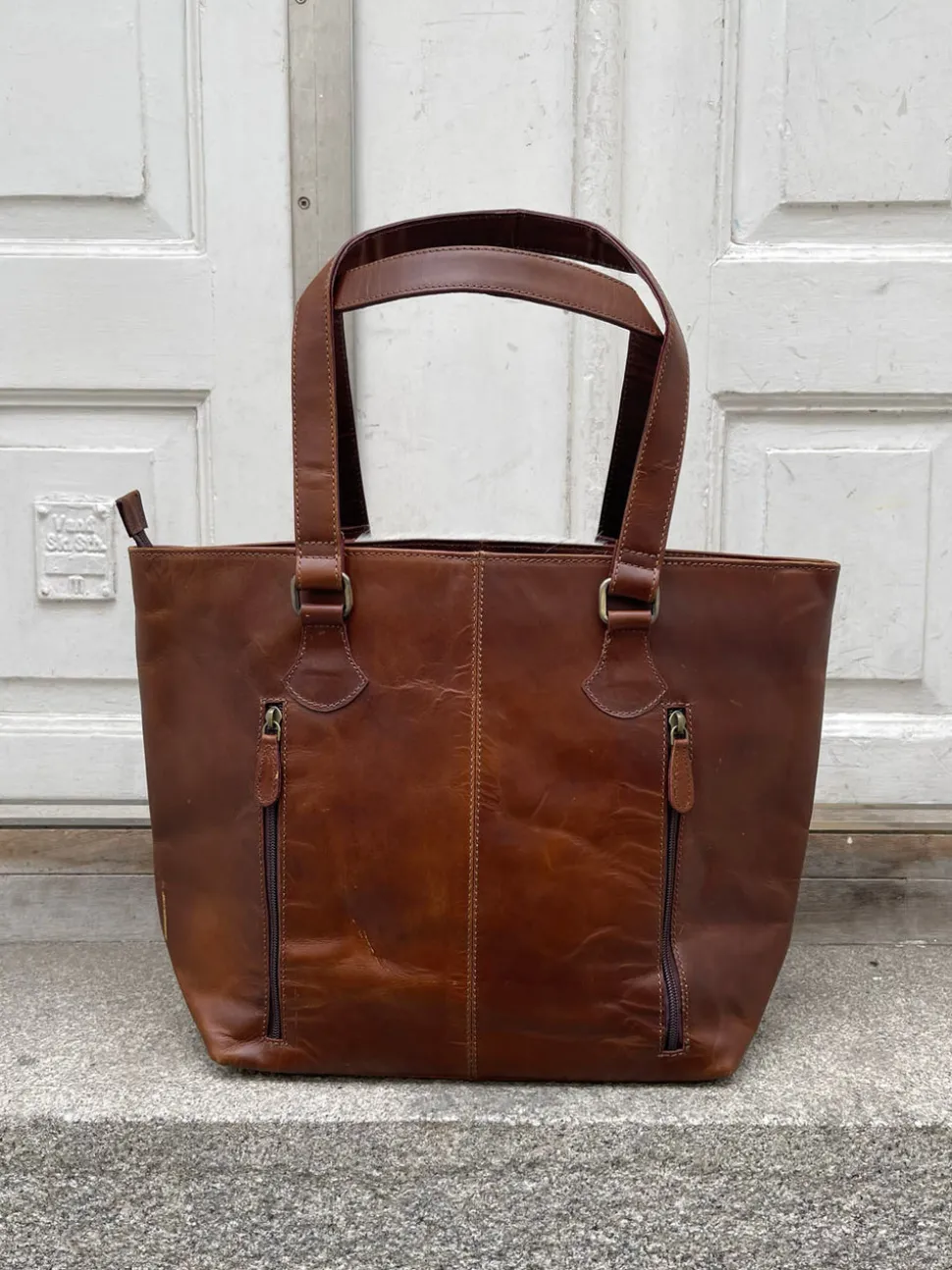 Aurum taske i ko - Brun
