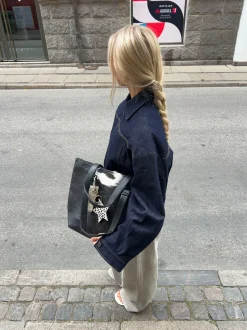 Aurum taske i ko - Sort
