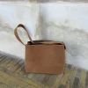 Barcelona skuldertaske i ruskind - Brun