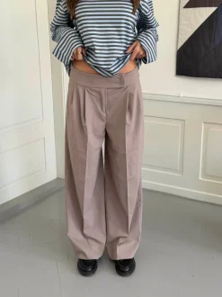 Belliano suitbukser - Taupe