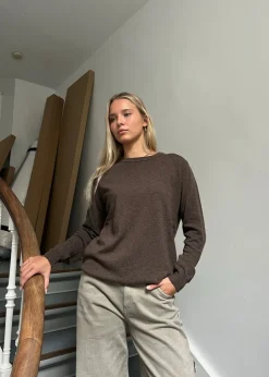 Benta striktrøje - Brun