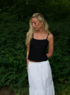 Bente blondetop - Sort