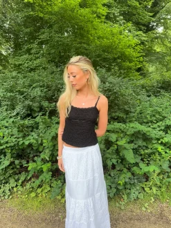 Bente blondetop - Sort
