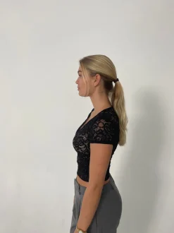 Bernadette blondetop - sort