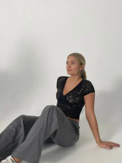 Bernadette blondetop - sort
