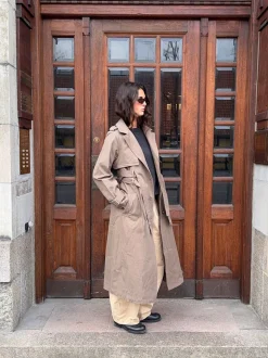 Bitta trenchcoat - Brun