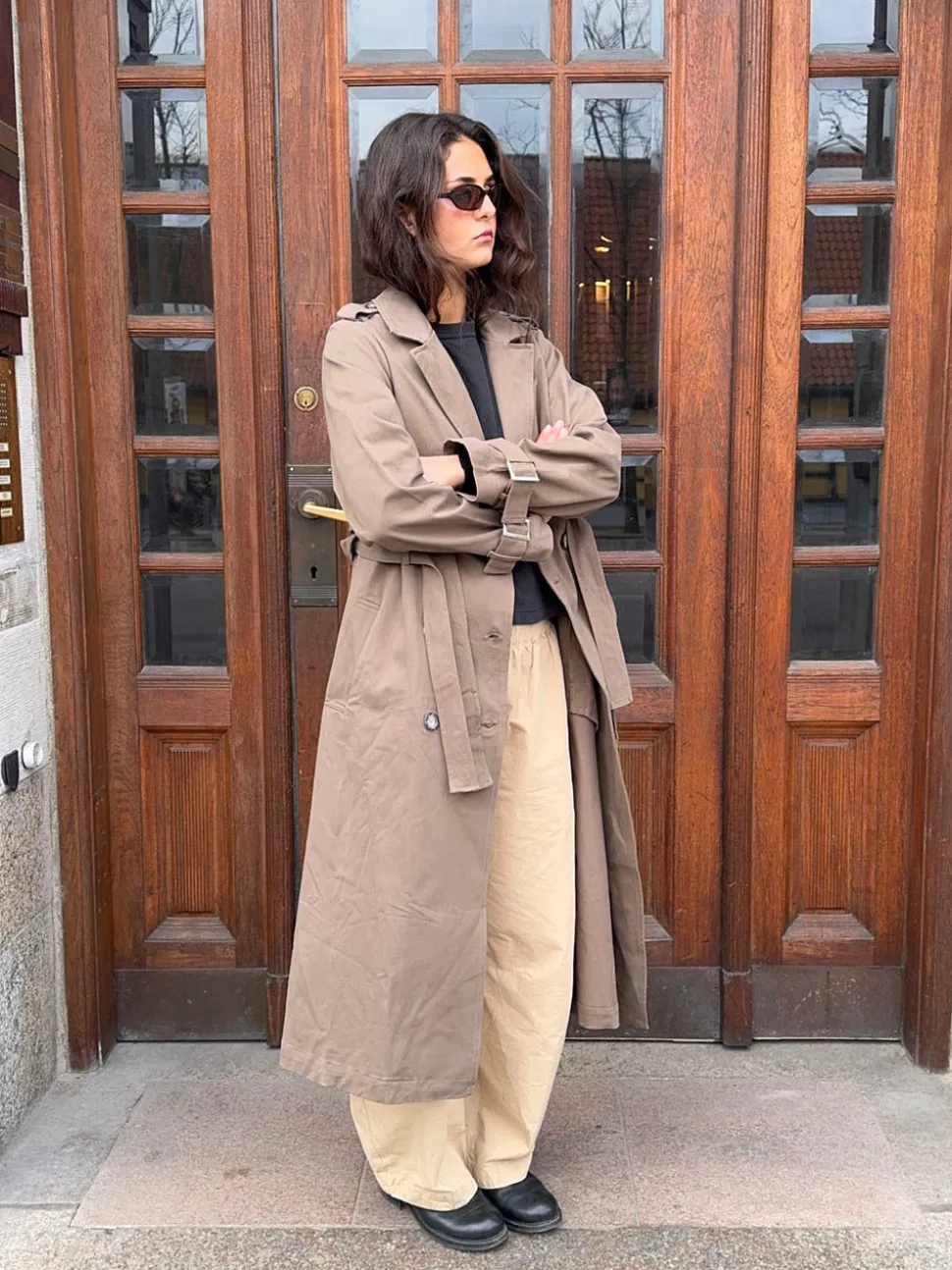 Bitta trenchcoat - Brun