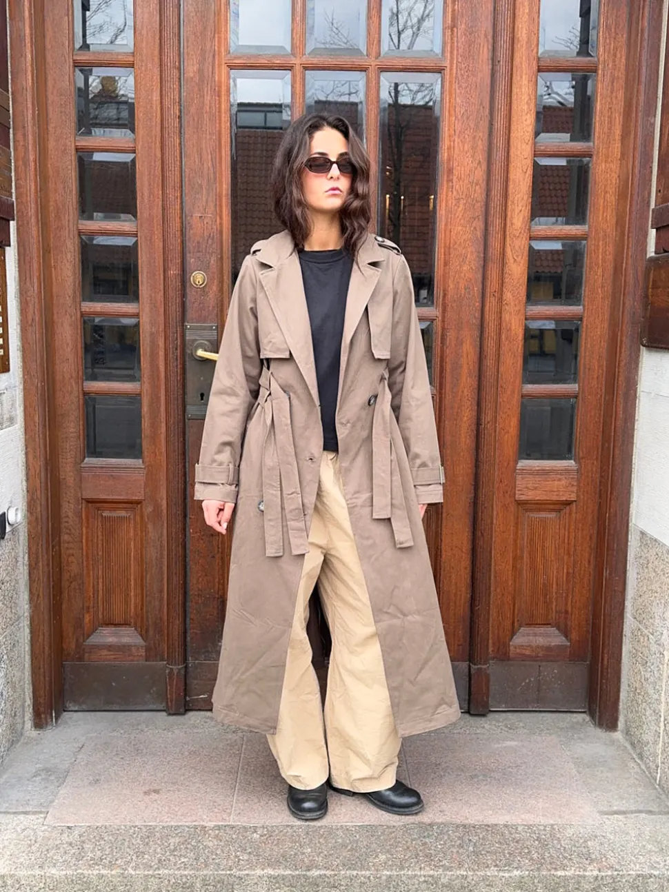 Bitta trenchcoat - Brun