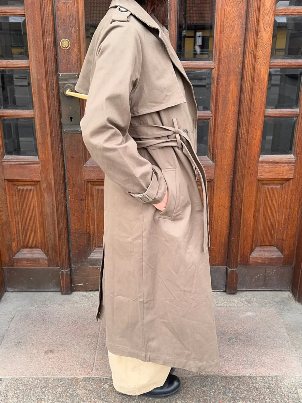 Bitta trenchcoat - Brun