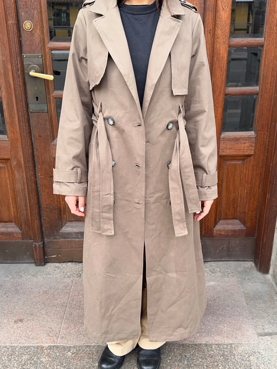 Bitta trenchcoat - Brun