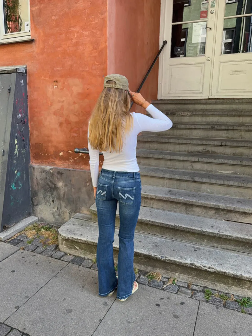 Bobby bootcut jeans - Blå denim
