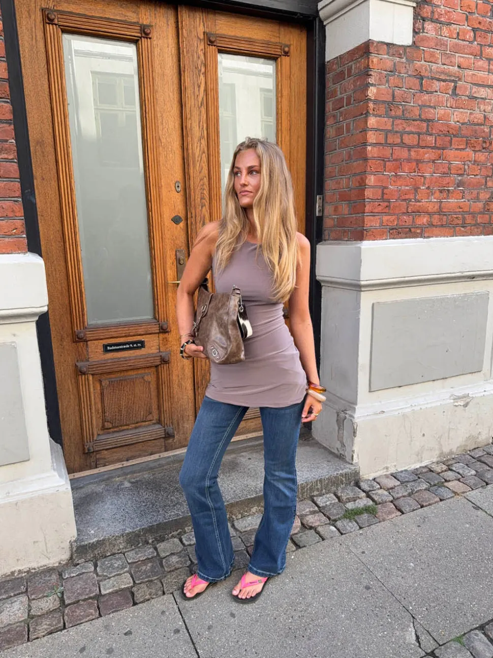 Bobby bootcut jeans - Blå denim