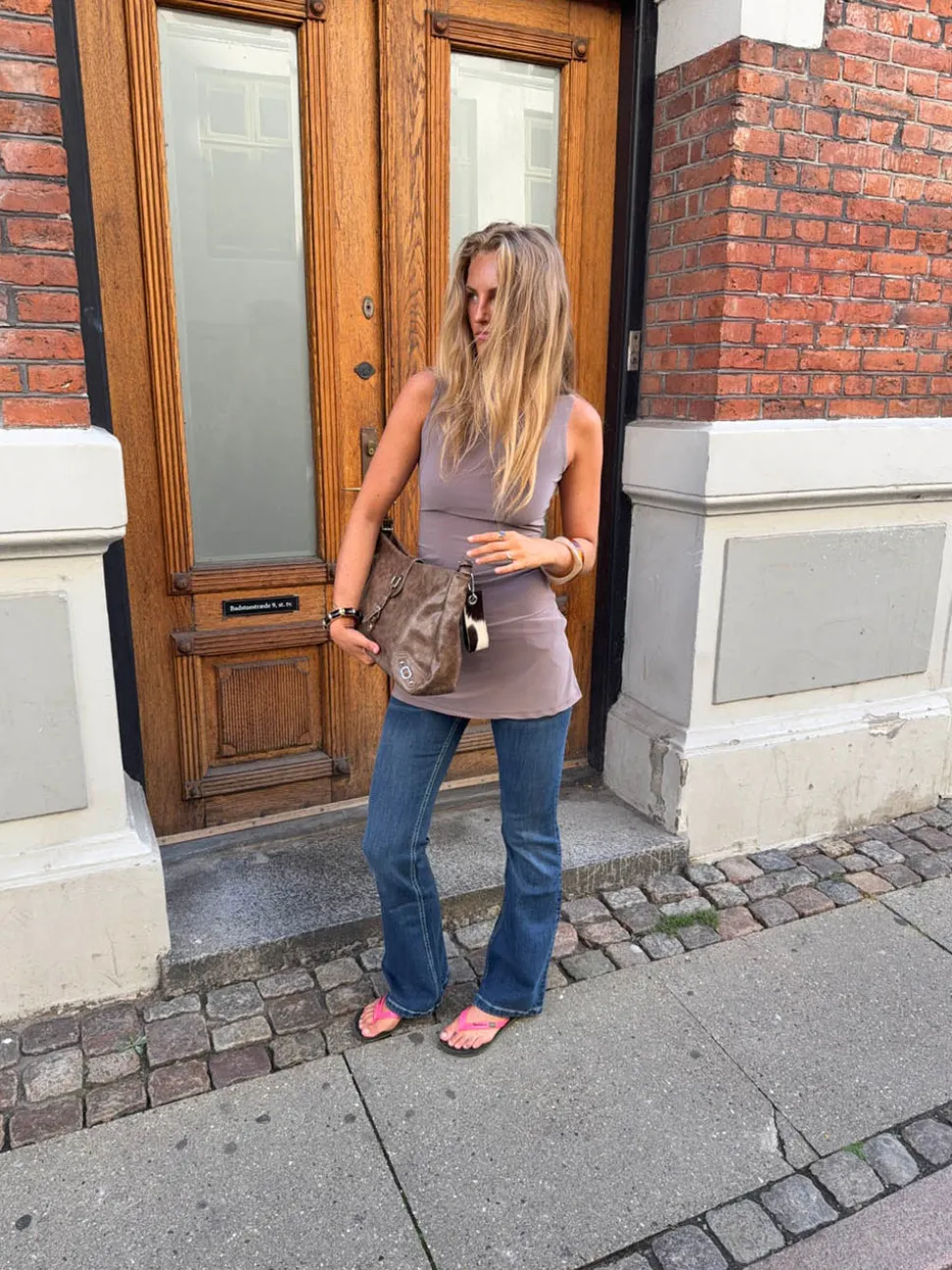 Bobby bootcut jeans - Blå denim