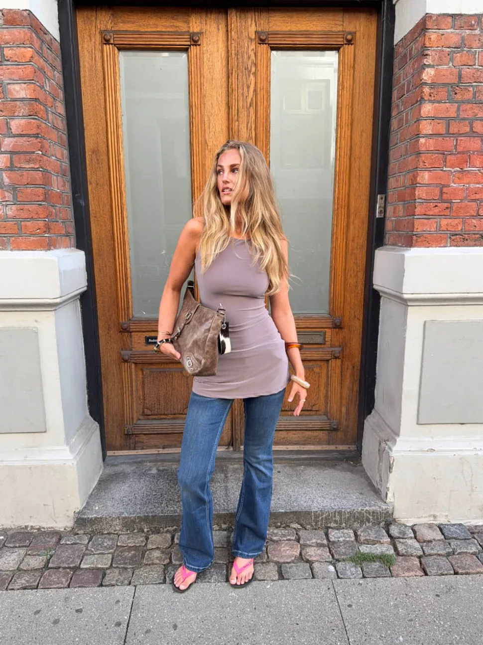 Bobby bootcut jeans - Blå denim