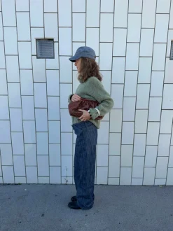 Boletta jeans med bælte - Mørkeblå denim
